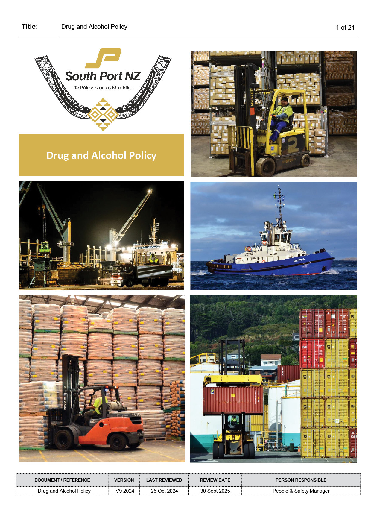 V9 Drug and Alcohol Policy March 2025